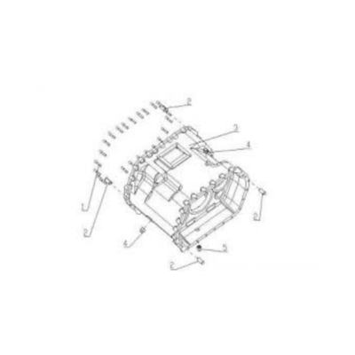 Sinotruk Howo Dump Truck Standard HW20716 Getriebe mit langer Lebensdauer