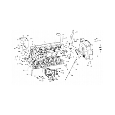 Sinotruk Howo Lkw-Motoren Ersatzteile AZ6100004301 Motormontage für Dieselmotoren